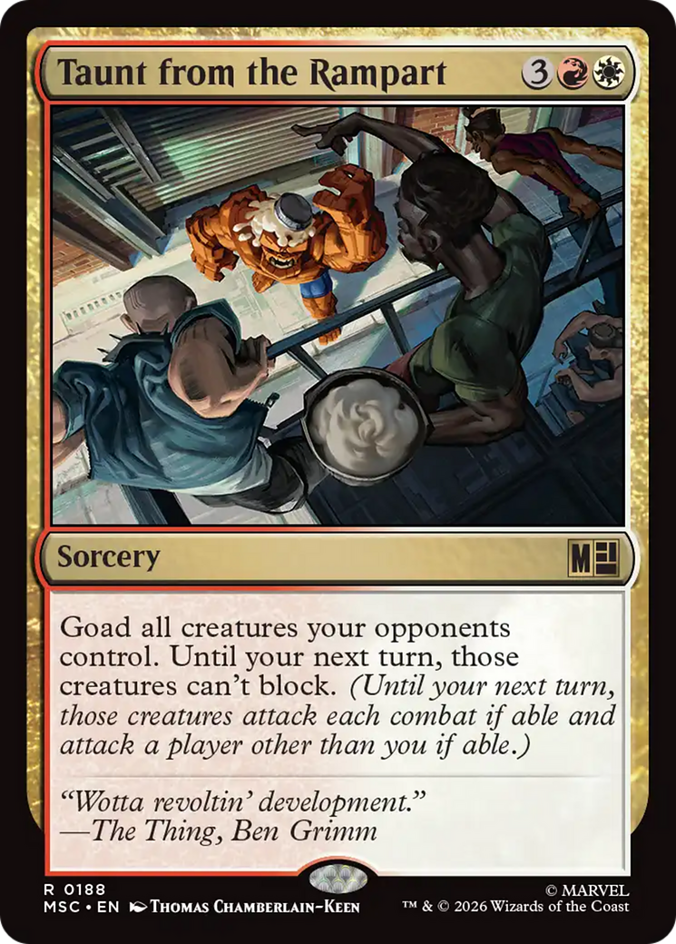 Taunt from the Rampart [Marvel Super Heroes Commander] | Exor Games Truro