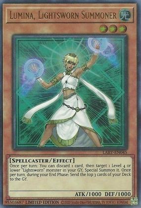 Lumina, Lightsworn Summoner [LART-EN045] Ultra Rare | Exor Games Truro