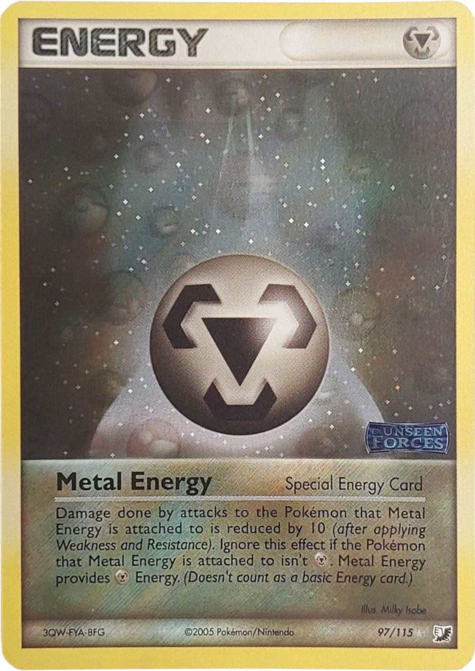 Metal Energy (97/115) (Stamped) [EX: Unseen Forces] | Exor Games Truro