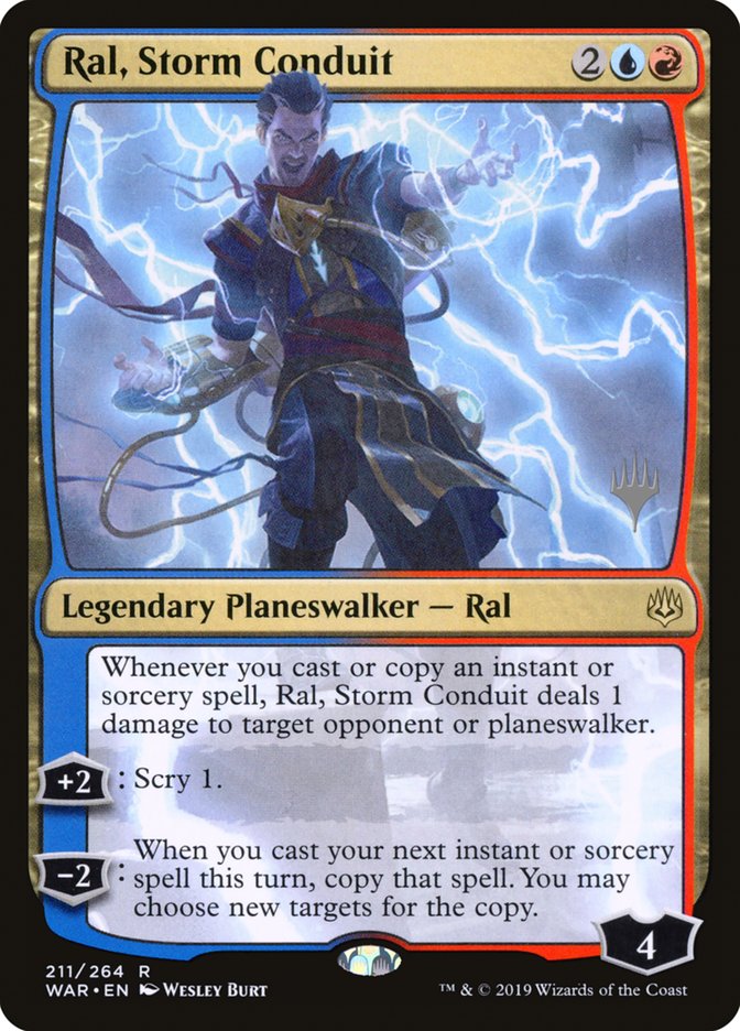 Ral, Storm Conduit (Promo Pack) [War of the Spark Promos] | Exor Games Truro