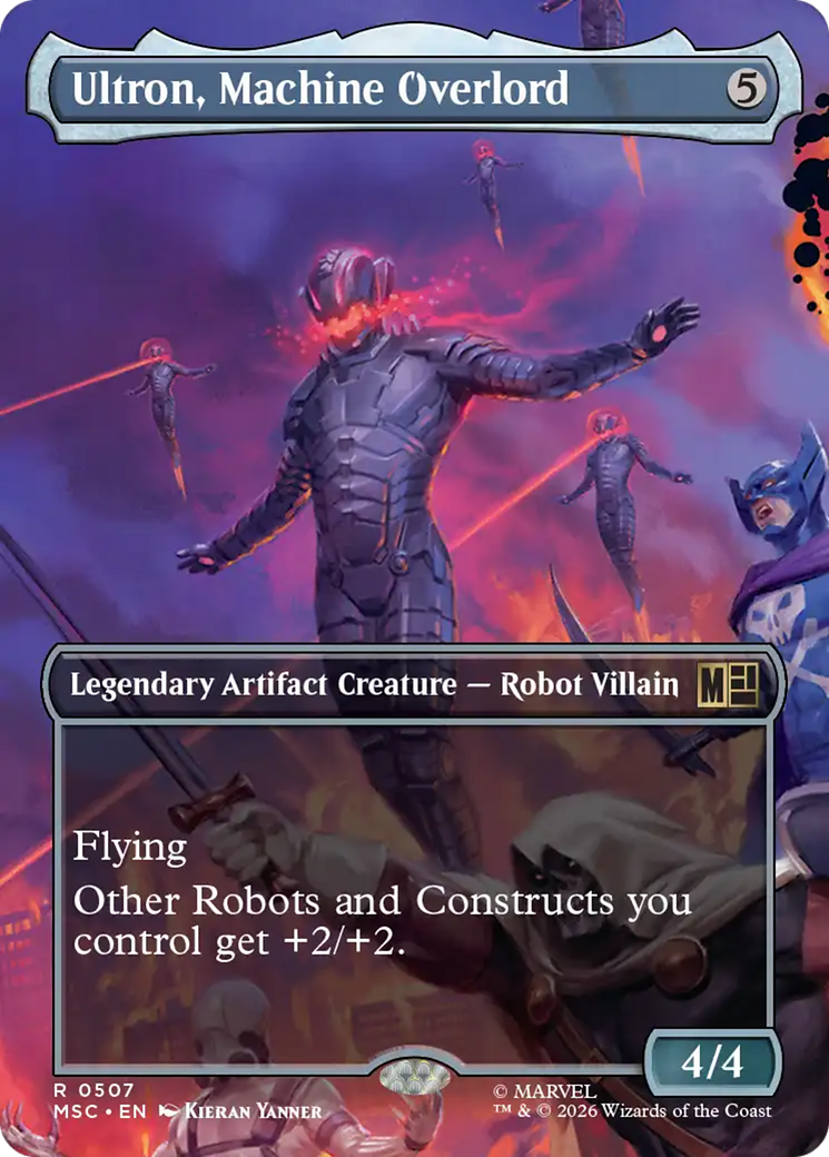 Ultron, Machine Overlord (Borderless) [Marvel Super Heroes Commander] | Exor Games Truro