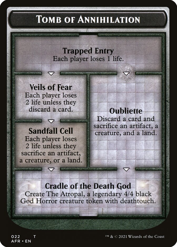 Tomb of Annihilation Token (Oversized) [Oversize Cards] | Exor Games Truro