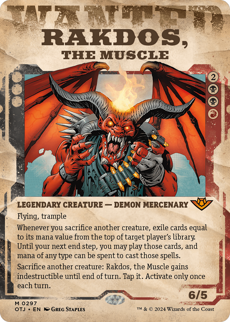 Rakdos, the Muscle (Showcase) [Outlaws of Thunder Junction] | Exor Games Truro