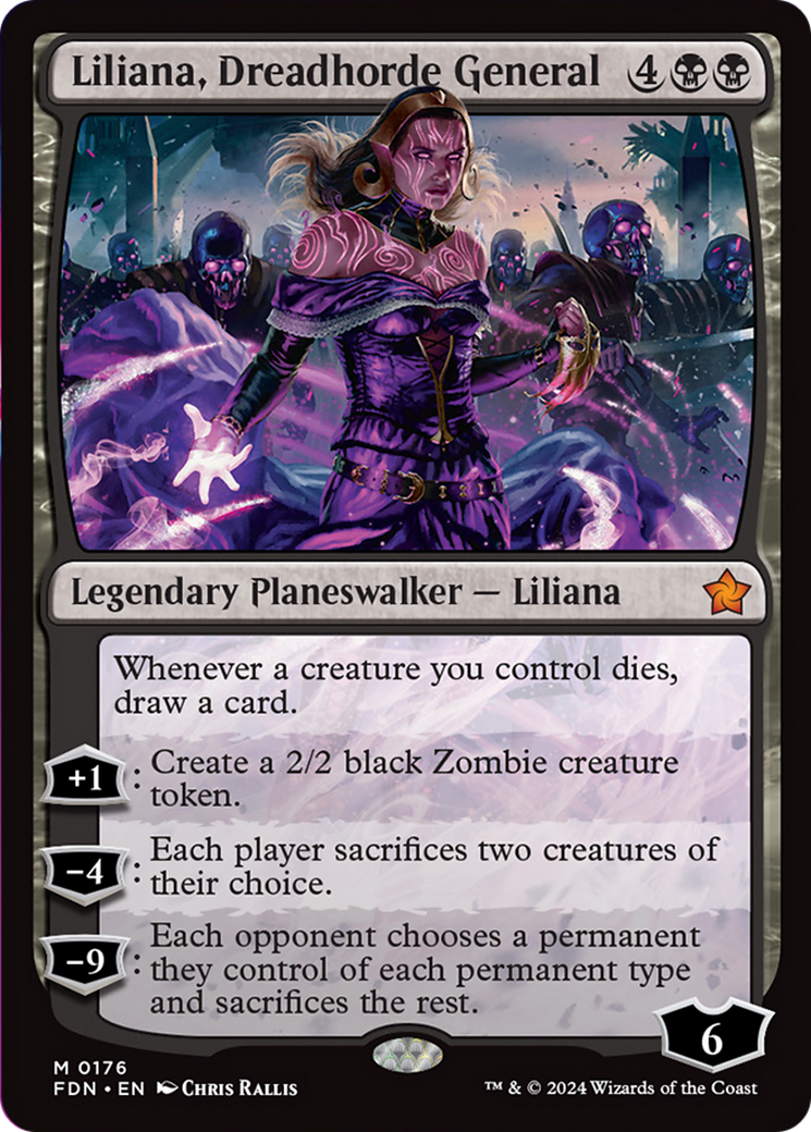 Liliana, Dreadhorde General [Foundations] | Exor Games Truro