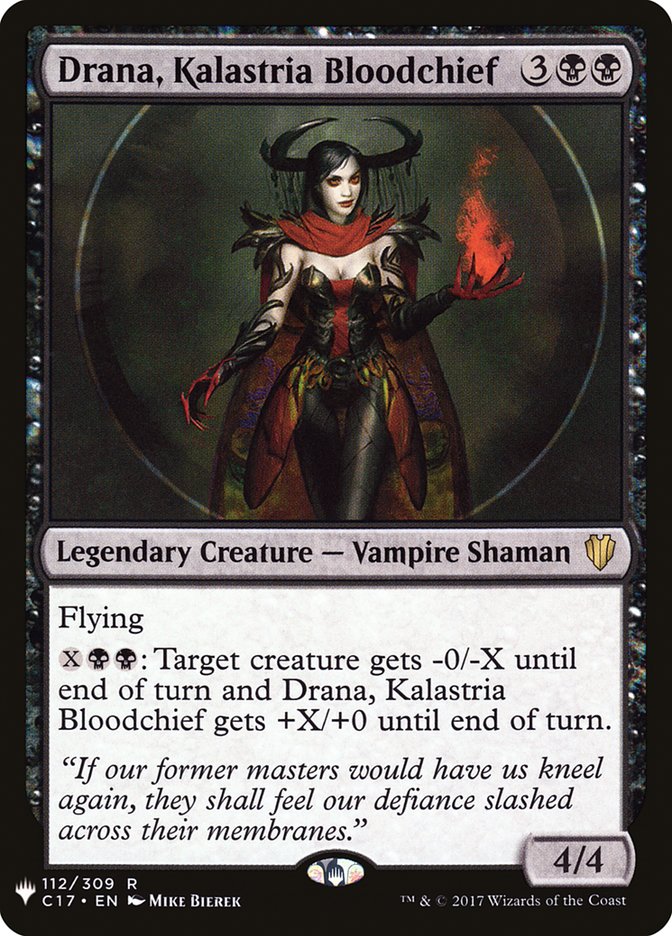 Drana, Kalastria Bloodchief [The List] | Exor Games Truro