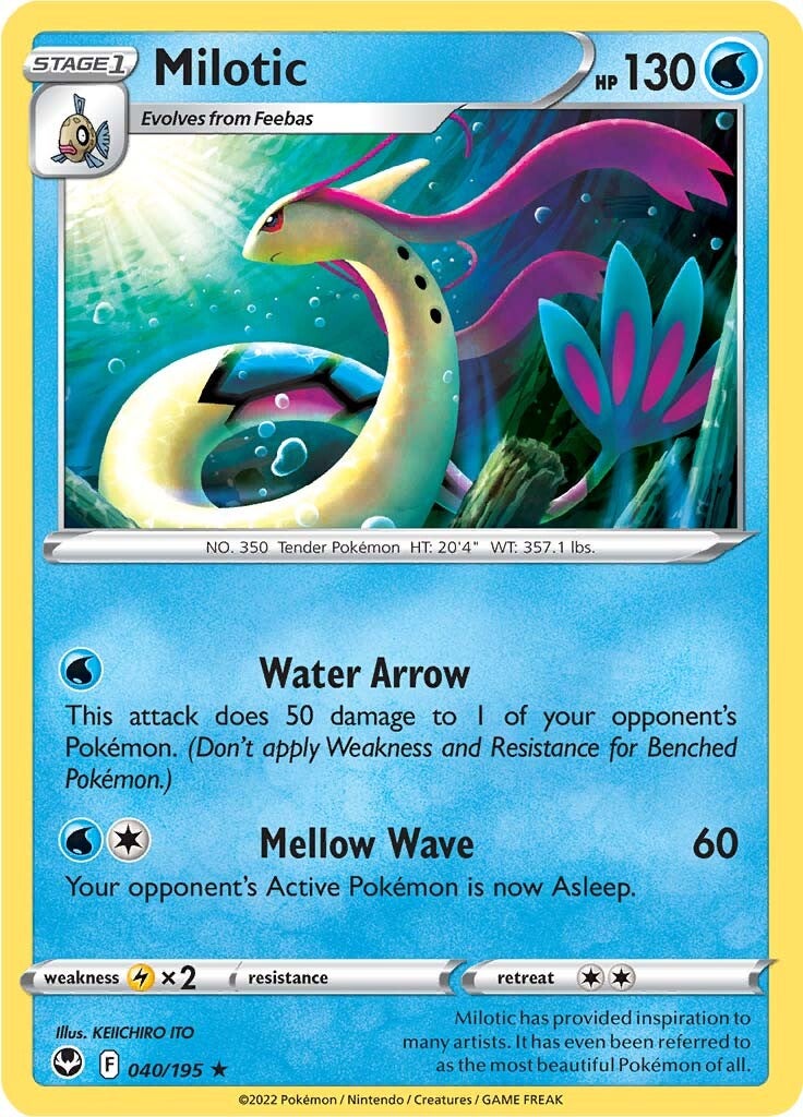 Milotic (040/195) [Sword & Shield: Silver Tempest] | Exor Games Truro