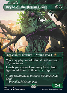 Dryad of the Ilysian Grove (Borderless) [Secret Lair Drop Series] | Exor Games Truro