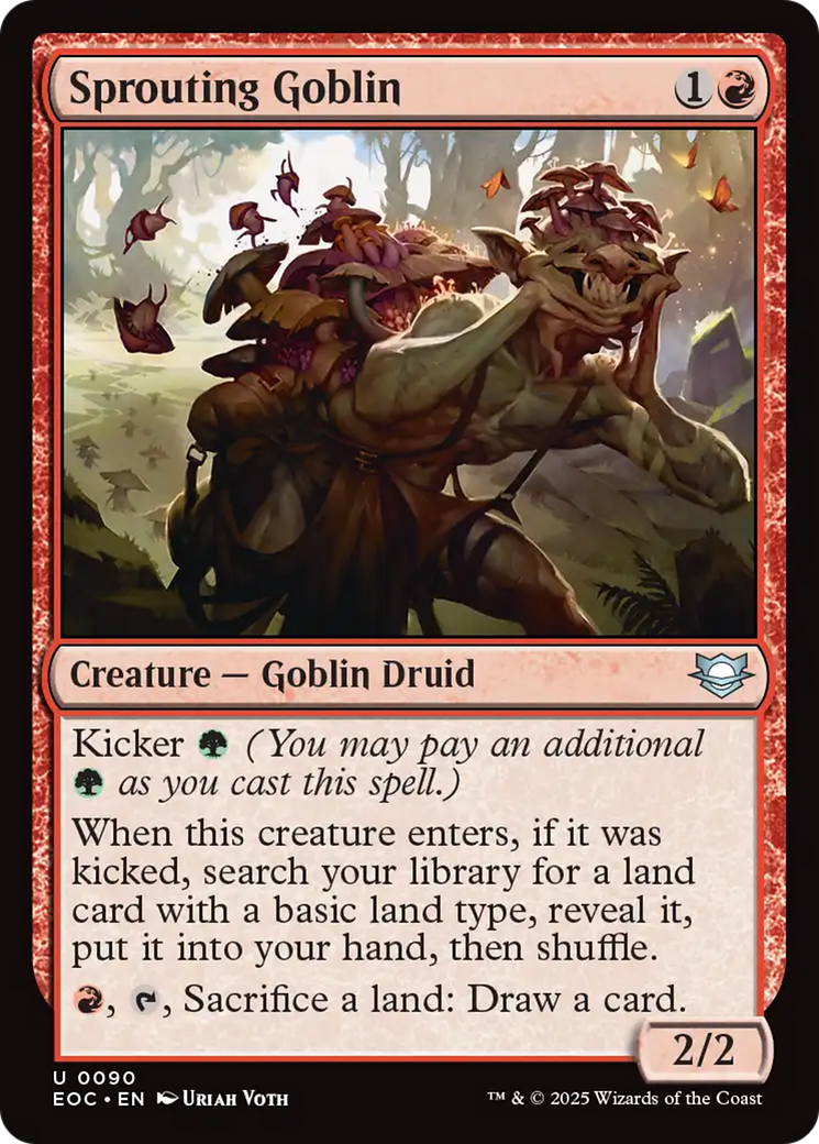 Sprouting Goblin [Edge of Eternities Commander] | Exor Games Truro