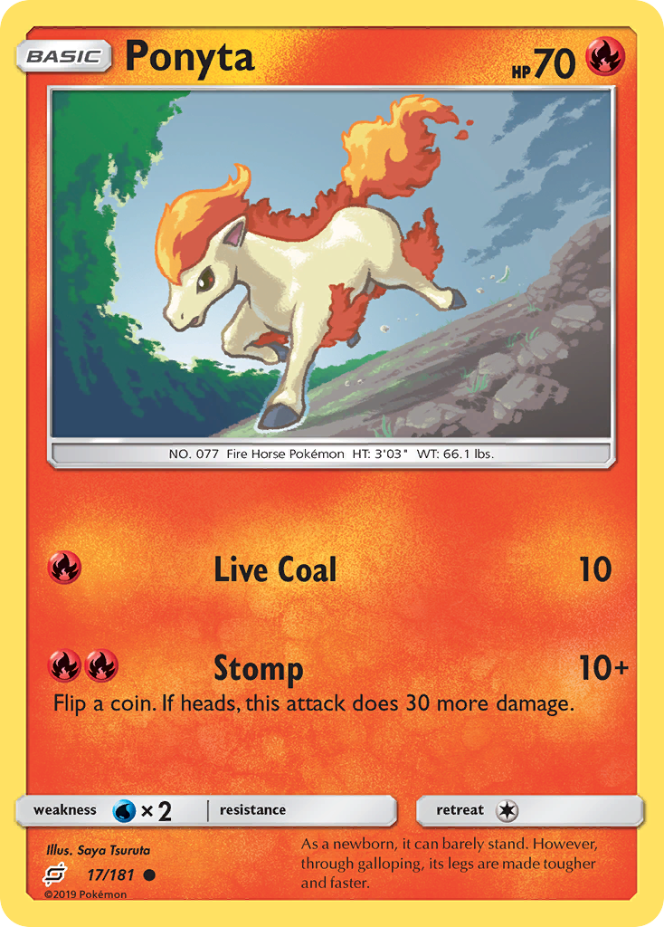 Ponyta (17/181) [Sun & Moon: Team Up] | Exor Games Truro