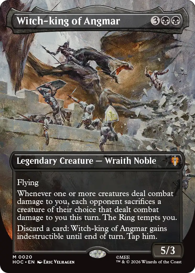 Witch-king of Angmar (Borderless) [The Hobbit: Eternal-Legal] | Exor Games Truro