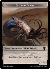 Eldrazi Spawn (Ripple Foil) // Eldrazi Scion Double-Sided Token [Modern Horizons 3 Commander Tokens] | Exor Games Truro