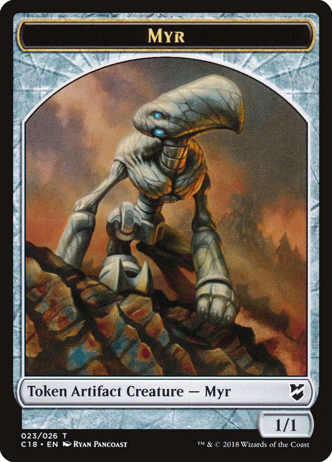 Myr Token (023/026) [Commander 2018 Tokens] | Exor Games Truro