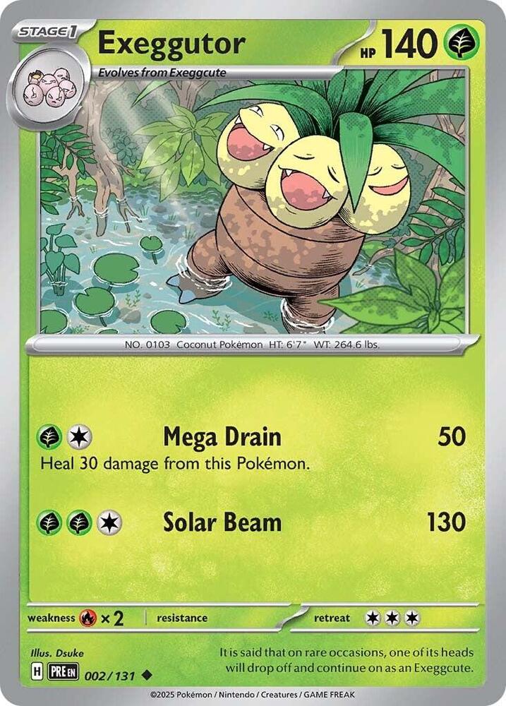 Exeggutor (002/131) [Scarlet & Violet: Prismatic Evolutions] | Exor Games Truro