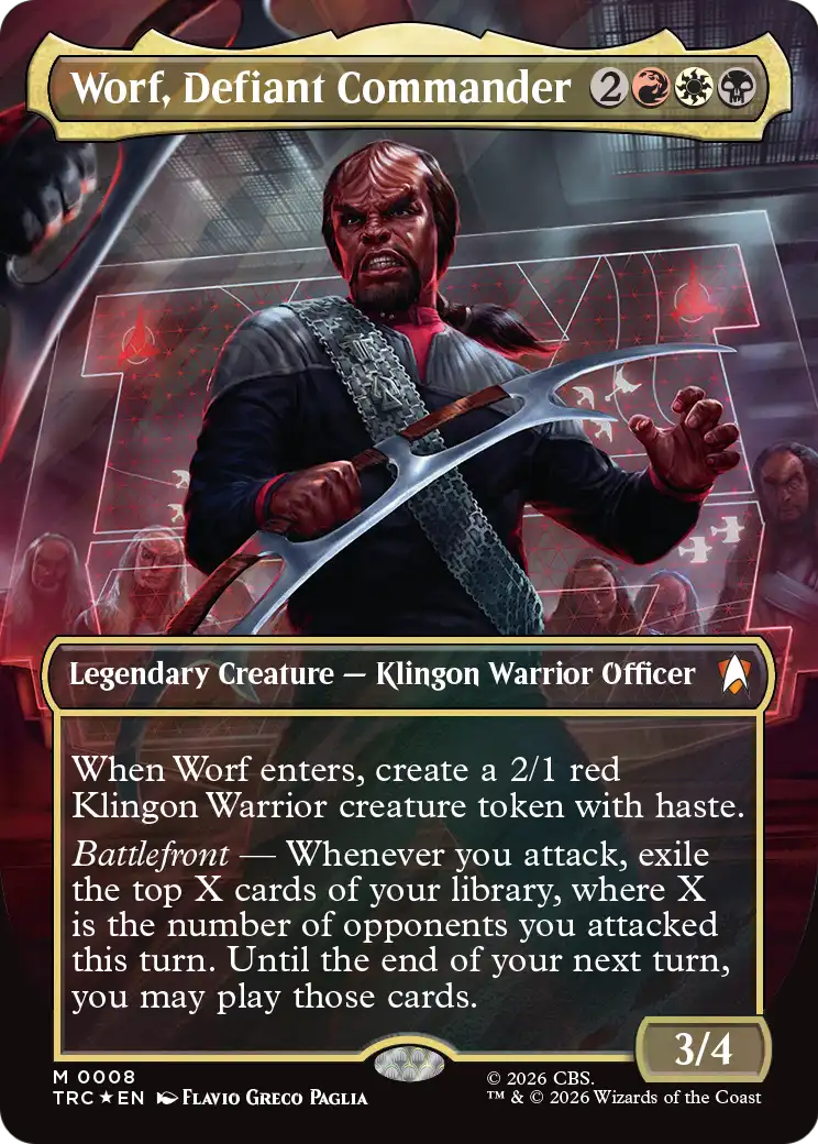 Kang, Suspicious Captain (Extended Art) [Star Trek Commander] | Exor Games Truro