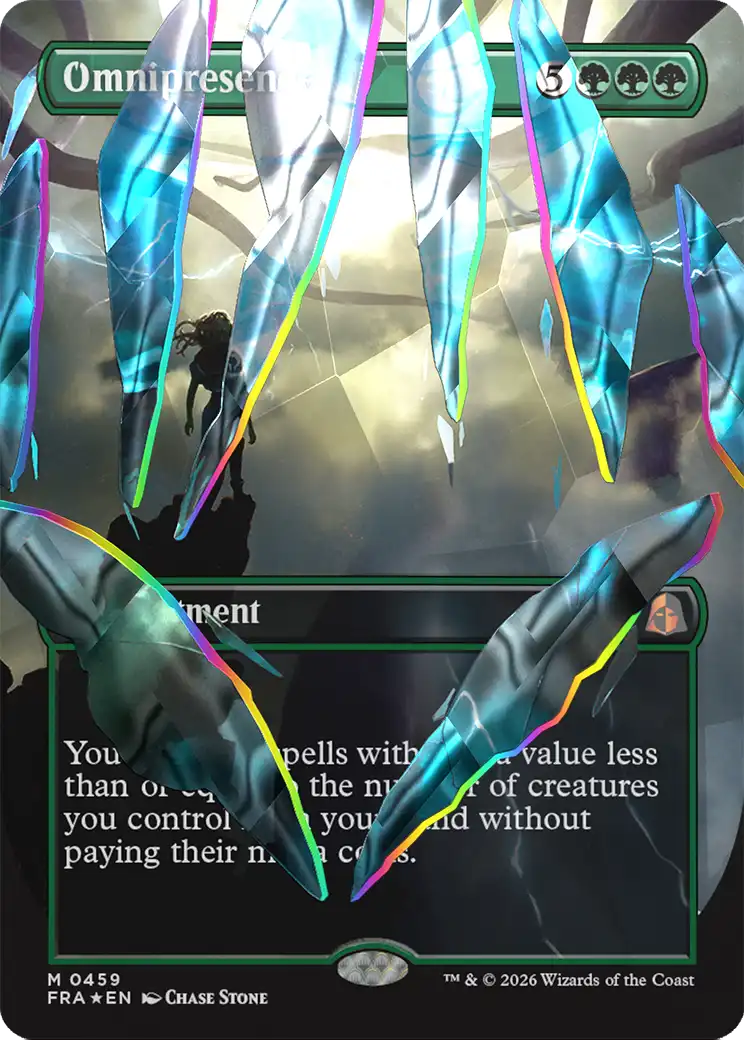 Omnipresence (Borderless) (Facet Foil) (0459) [Reality Fracture] | Exor Games Truro
