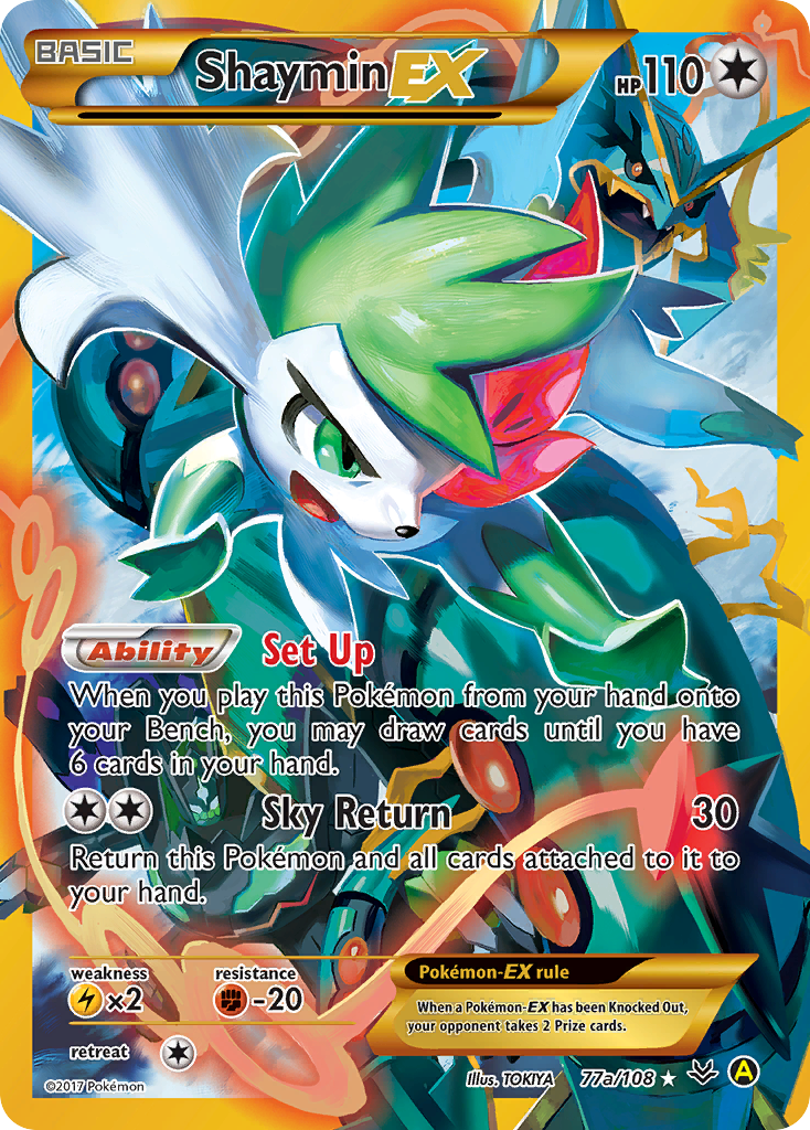 Shaymin EX (77a/108) [Alternate Art Promos] | Exor Games Truro