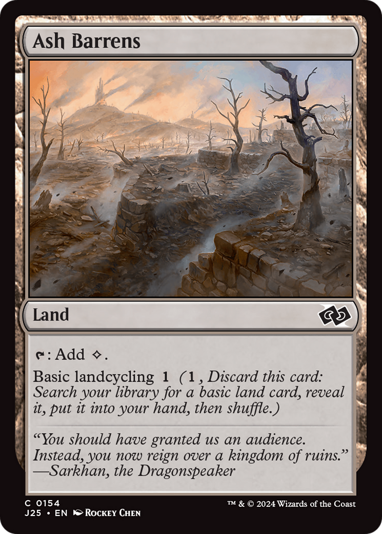 Ash Barrens [Foundations Jumpstart] | Exor Games Truro