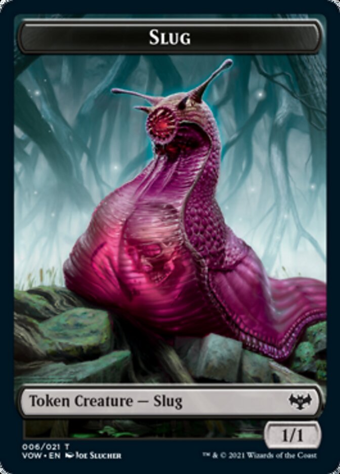 Insect // Slug Double-Sided Token [Innistrad: Crimson Vow Tokens] | Exor Games Truro