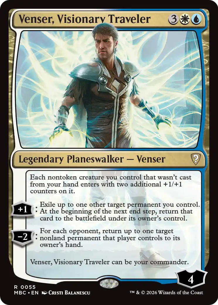 Venser, Visionary Traveler [Mystery Booster: Commander Edition] | Exor Games Truro