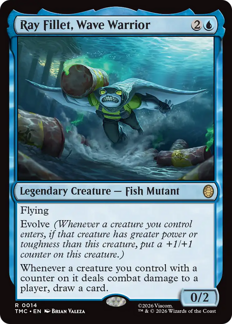 Ray Fillet, Wave Warrior [Teenage Mutant Ninja Turtles Commander] | Exor Games Truro