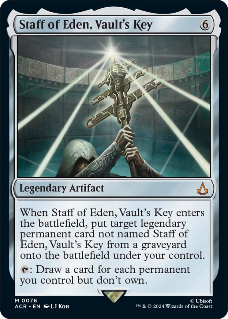 Staff of Eden, Vault's Key [Assassin's Creed] | Exor Games Truro