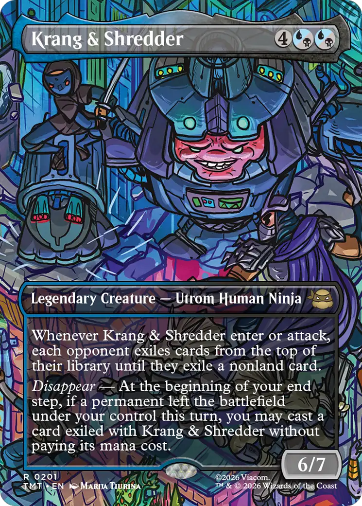 Krang & Shredder (Borderless) [Teenage Mutant Ninja Turtles] | Exor Games Truro
