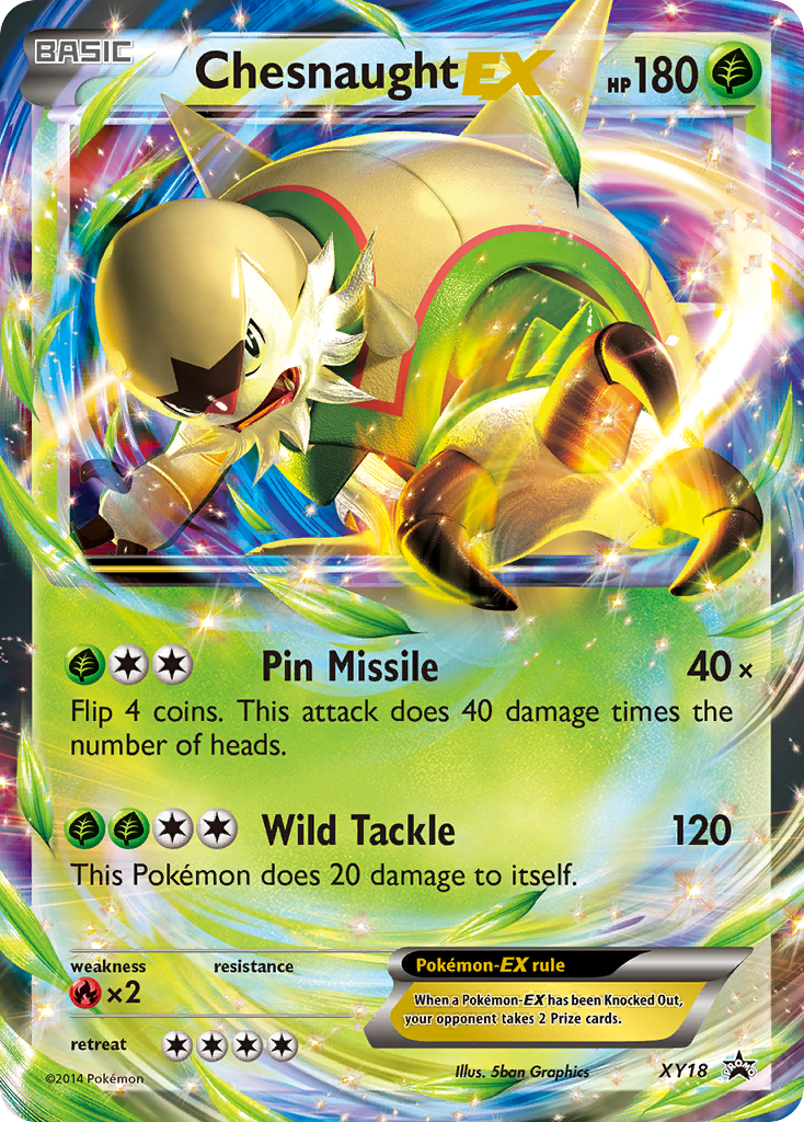 Chesnaught EX (XY18) [XY: Black Star Promos] | Exor Games Truro