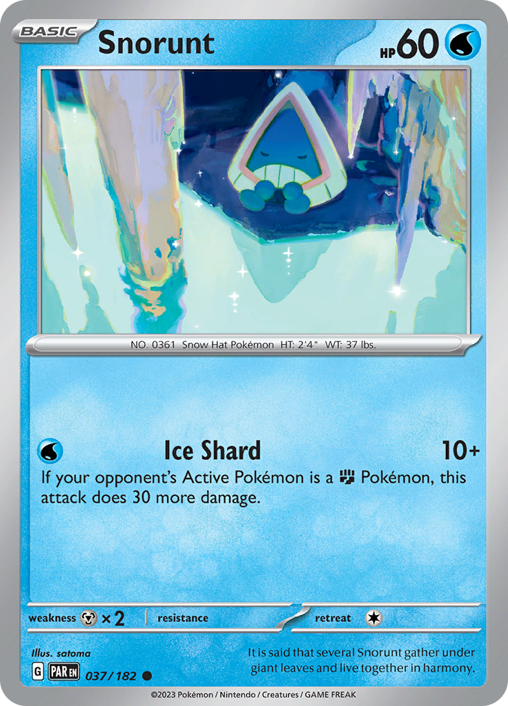 Snorunt (037/182) [Scarlet & Violet: Paradox Rift] | Exor Games Truro