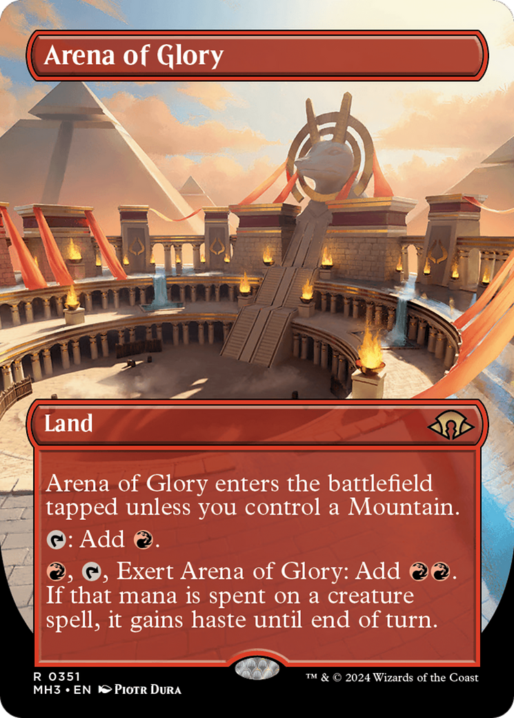 Arena of Glory (Borderless) [Modern Horizons 3] | Exor Games Truro