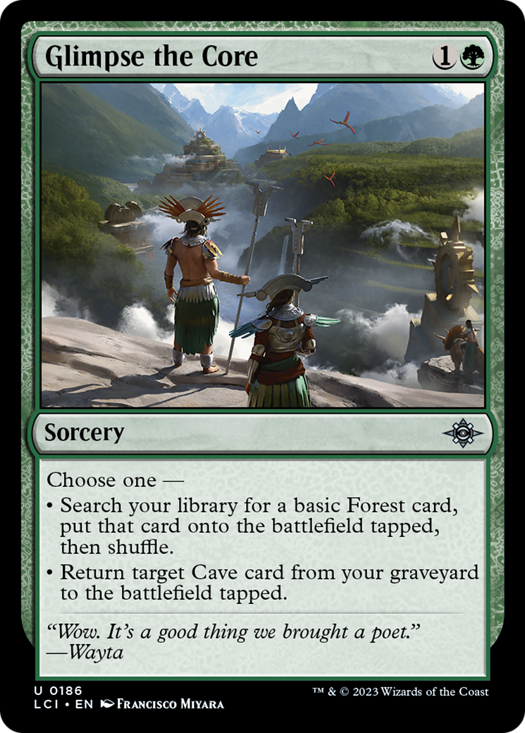 Glimpse the Core [The Lost Caverns of Ixalan] | Exor Games Truro