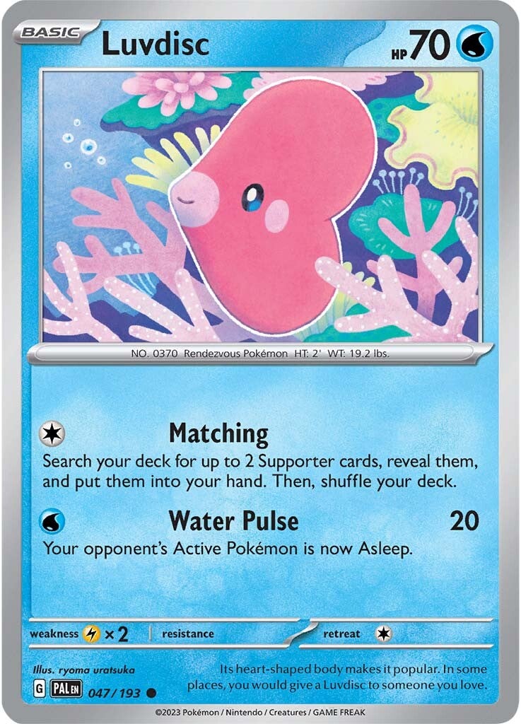 Luvdisc (047/193) [Scarlet & Violet: Paldea Evolved] | Exor Games Truro