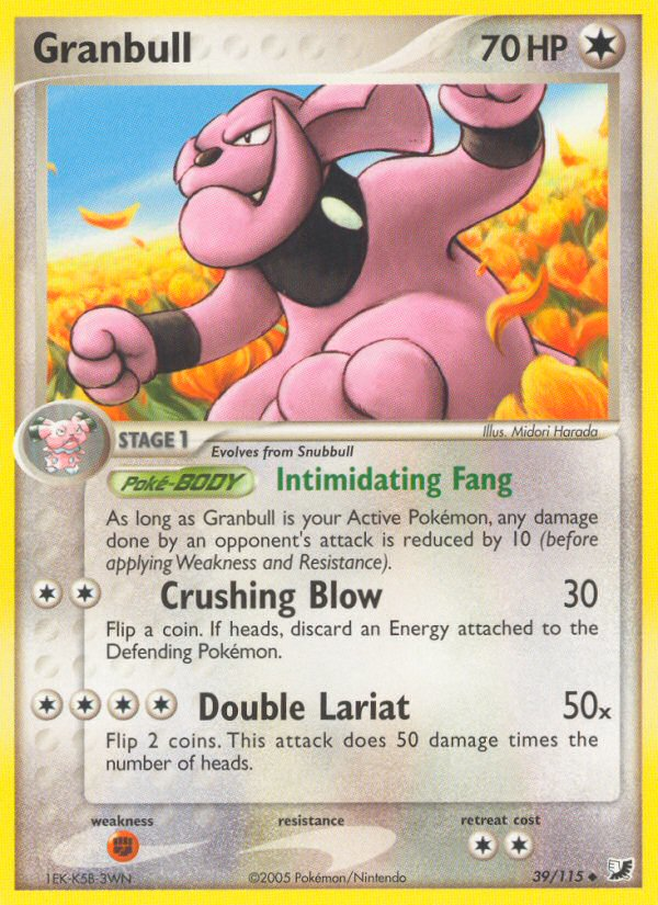 Granbull (39/115) [EX: Unseen Forces] | Exor Games Truro