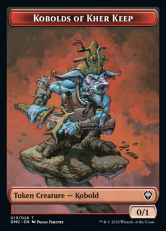 Phyrexian // Kobolds of Kher Keep Double-Sided Token [Dominaria United Tokens] | Exor Games Truro