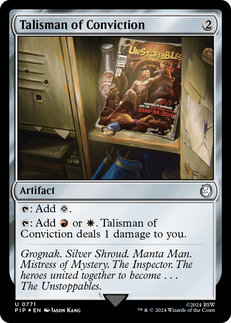 Talisman of Conviction (Surge Foil) [Fallout] | Exor Games Truro