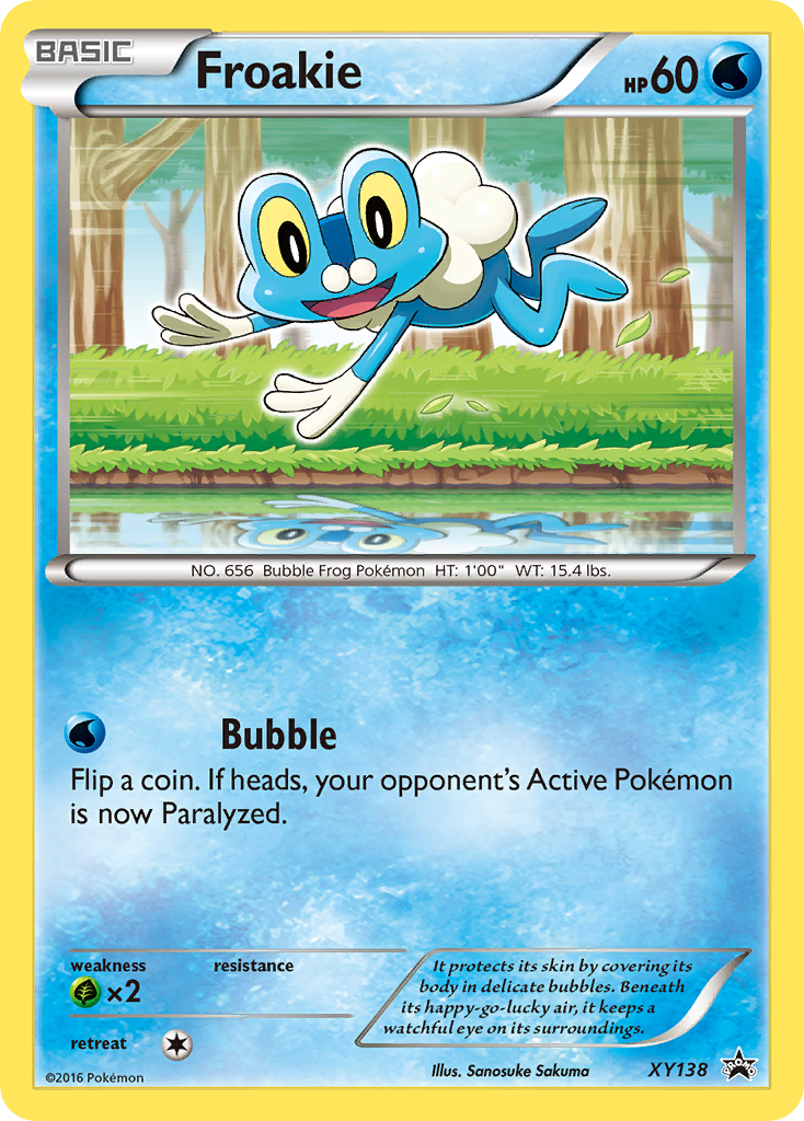 Froakie (XY138) [XY: Black Star Promos] | Exor Games Truro