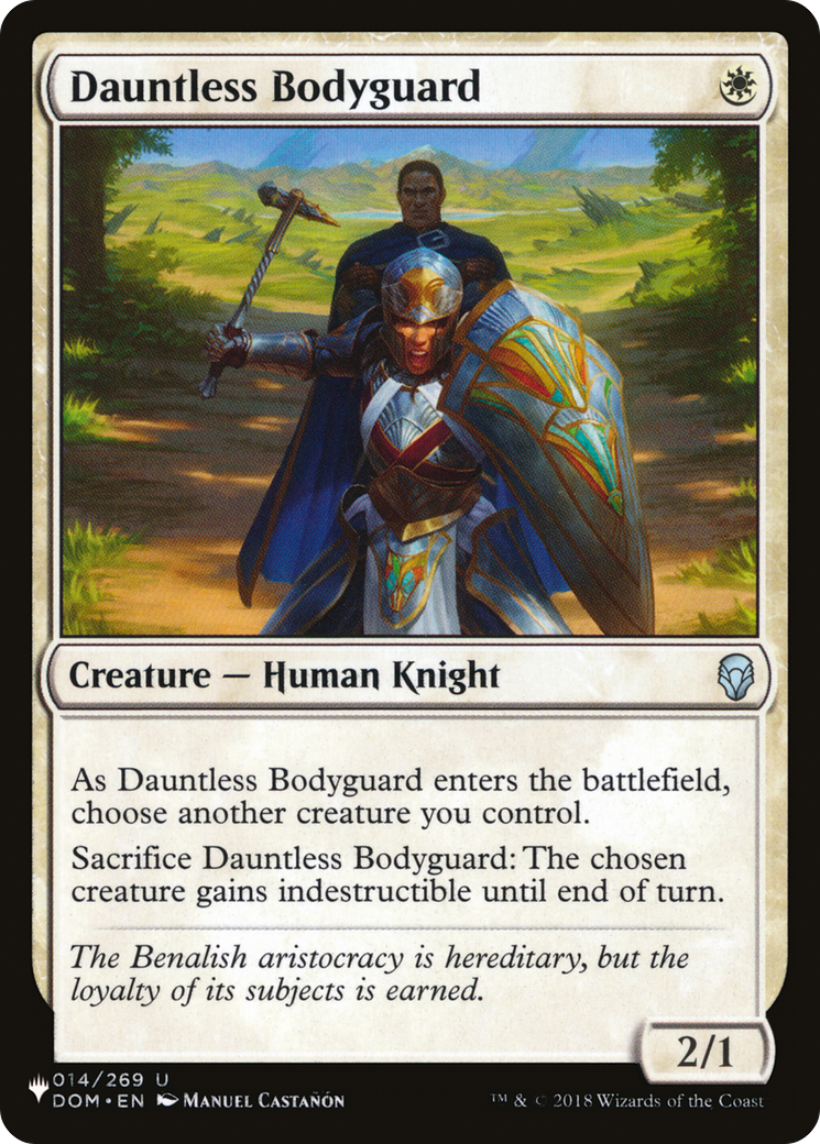 Dauntless Bodyguard [The List] | Exor Games Truro