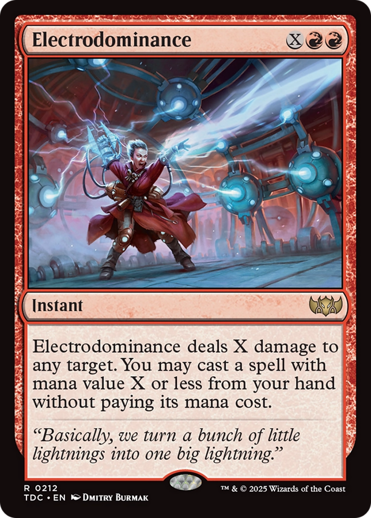 Electrodominance [Tarkir: Dragonstorm Commander] | Exor Games Truro