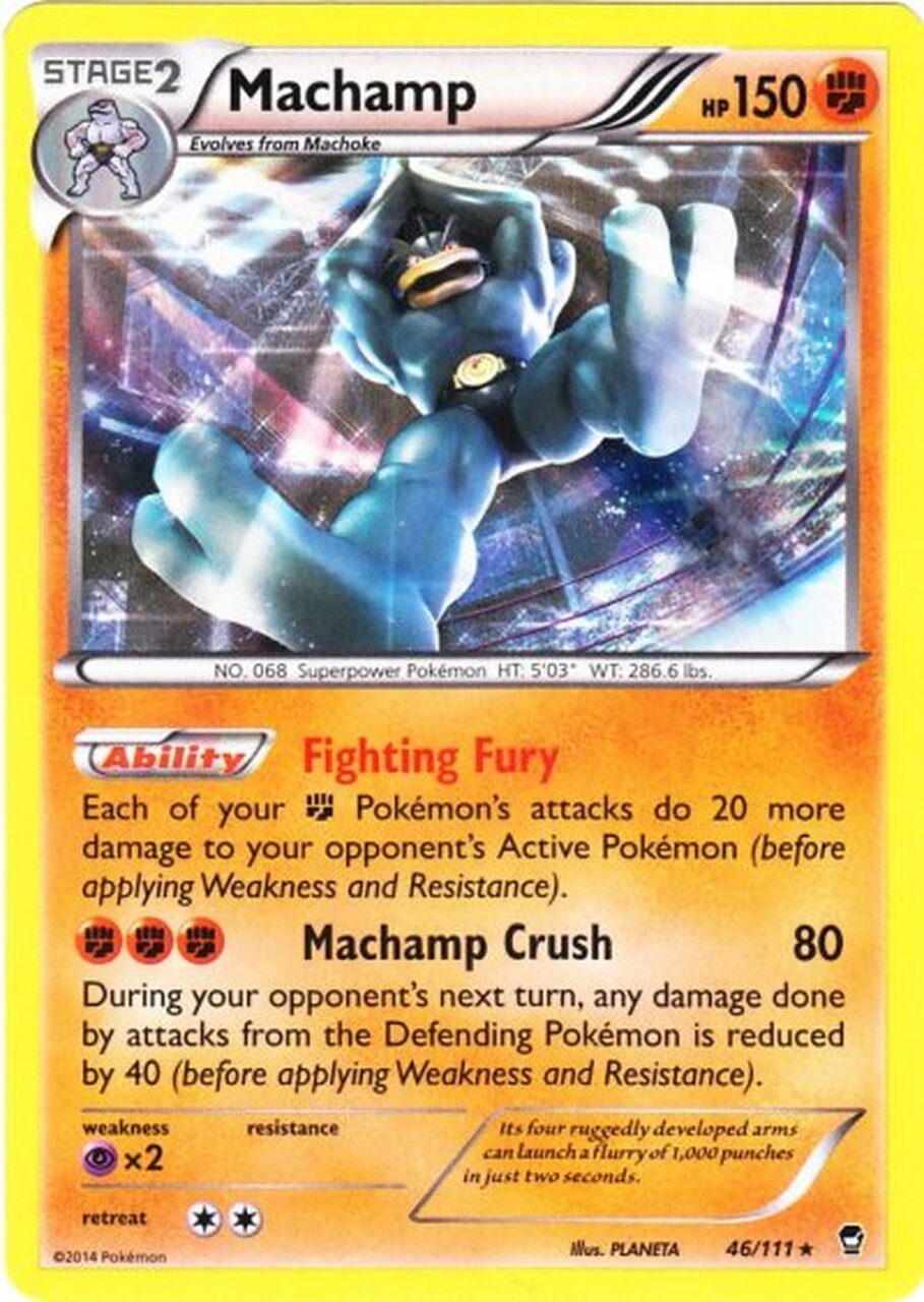 Machamp (46/111) [XY: Furious Fists] | Exor Games Truro