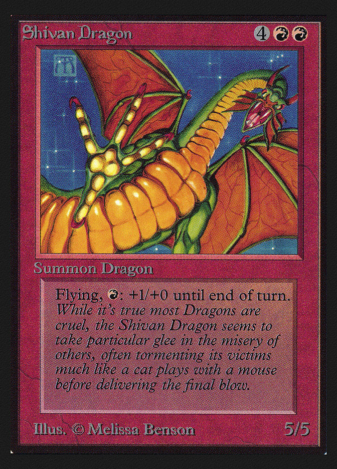 Shivan Dragon [International Collectors' Edition] | Exor Games Truro