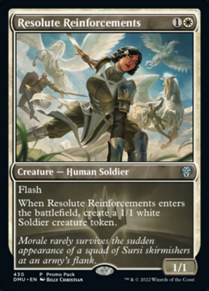 Resolute Reinforcements (Promo Pack) [Dominaria United Promos] | Exor Games Truro