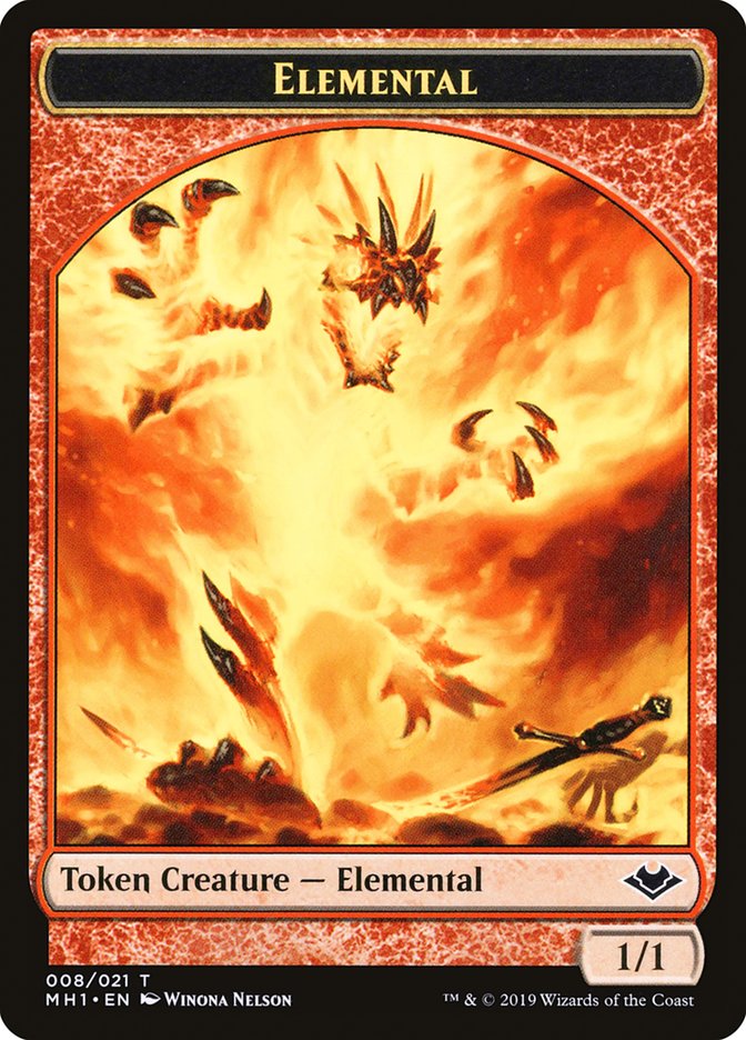 Angel (002) // Elemental (008) Double-Sided Token [Modern Horizons Tokens] | Exor Games Truro