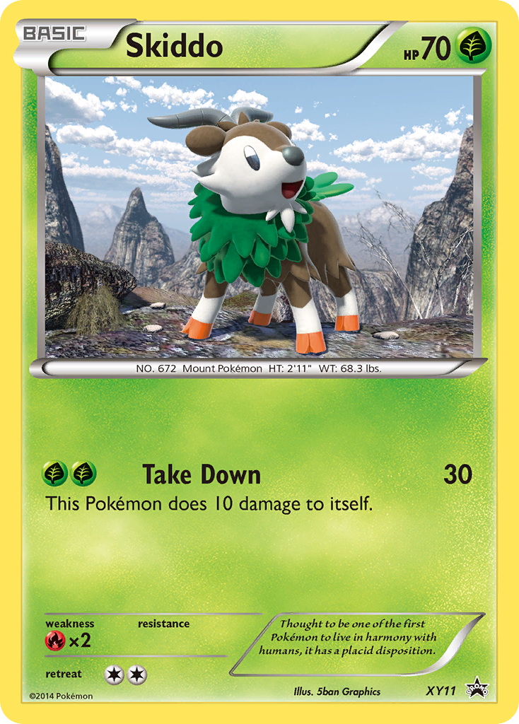 Skiddo (XY11) [XY: Black Star Promos] | Exor Games Truro