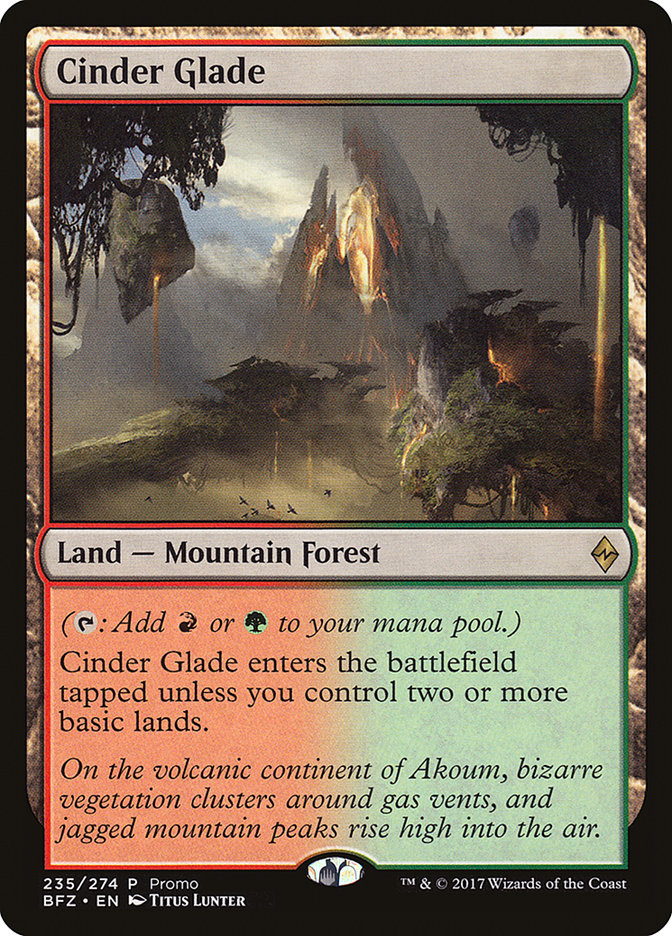 Cinder Glade (Promo) [Standard Showdown Promos] | Exor Games Truro