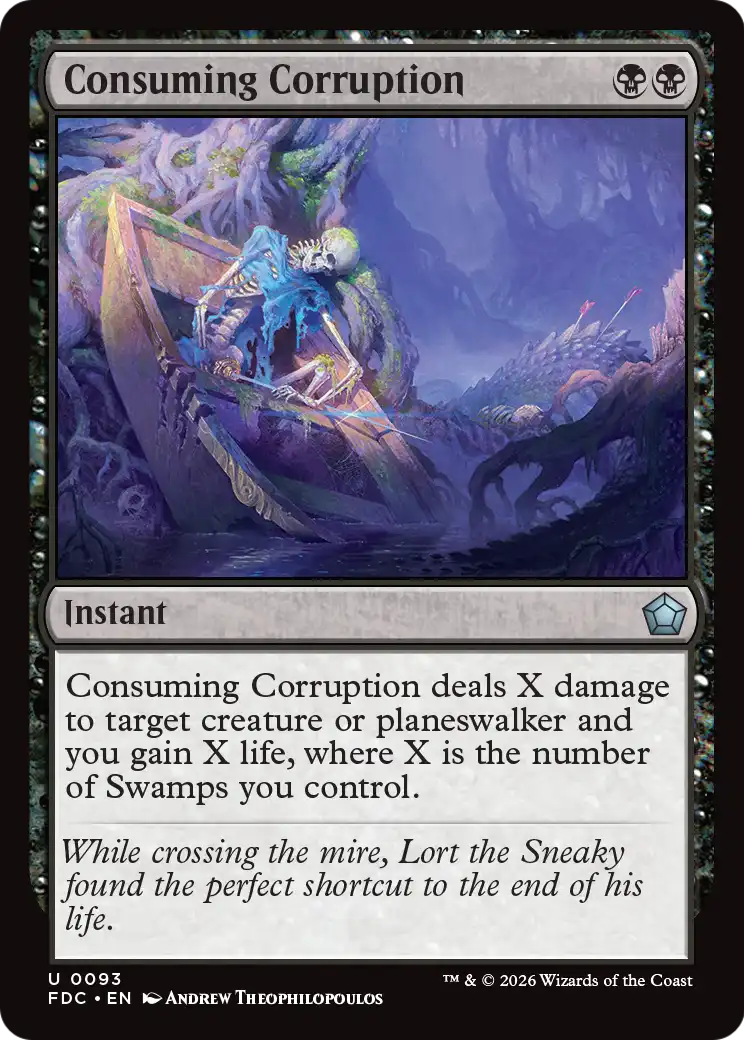 Consuming Corruption [Foundations Commander] | Exor Games Truro