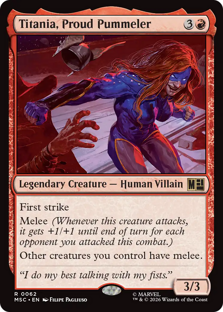 Titania, Proud Pummeler [Marvel Super Heroes Commander] | Exor Games Truro