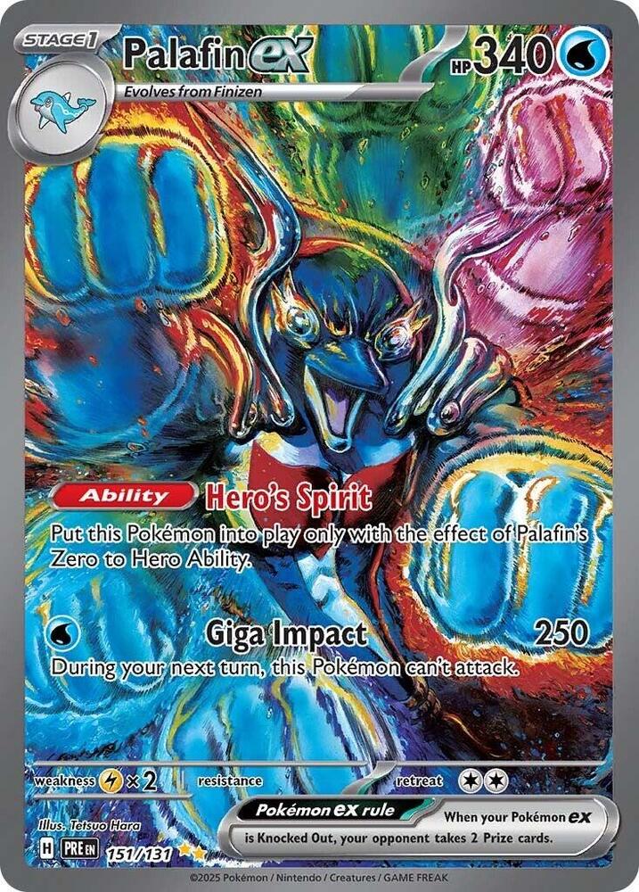 Palafin ex (151/131) [Scarlet & Violet: Prismatic Evolutions] | Exor Games Truro