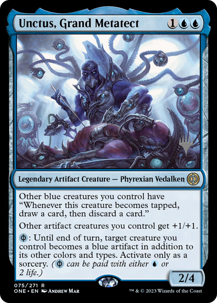 Unctus, Grand Metatect (Promo Pack) [Phyrexia: All Will Be One Promos] | Exor Games Truro