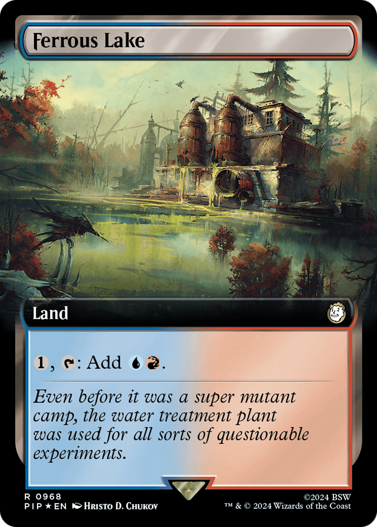 Ferrous Lake (Extended Art) (Surge Foil) [Fallout] | Exor Games Truro