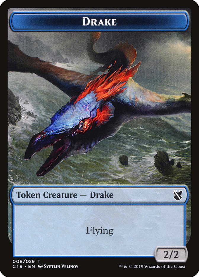 Drake Token [Commander 2019 Tokens] | Exor Games Truro