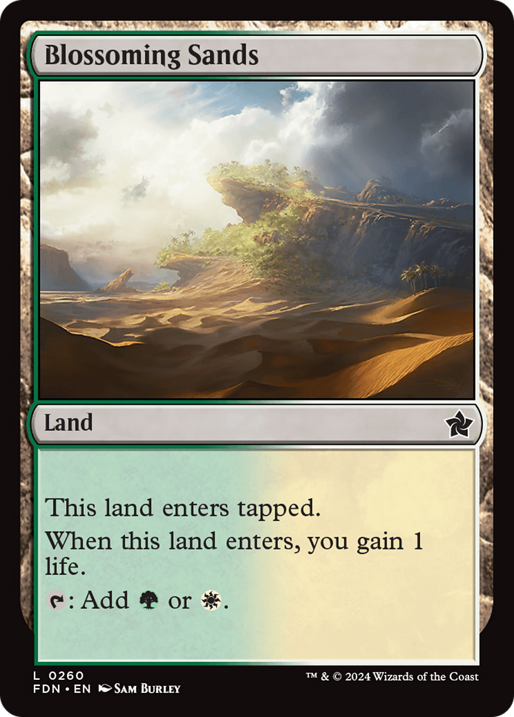 Blossoming Sands [Foundations] | Exor Games Truro